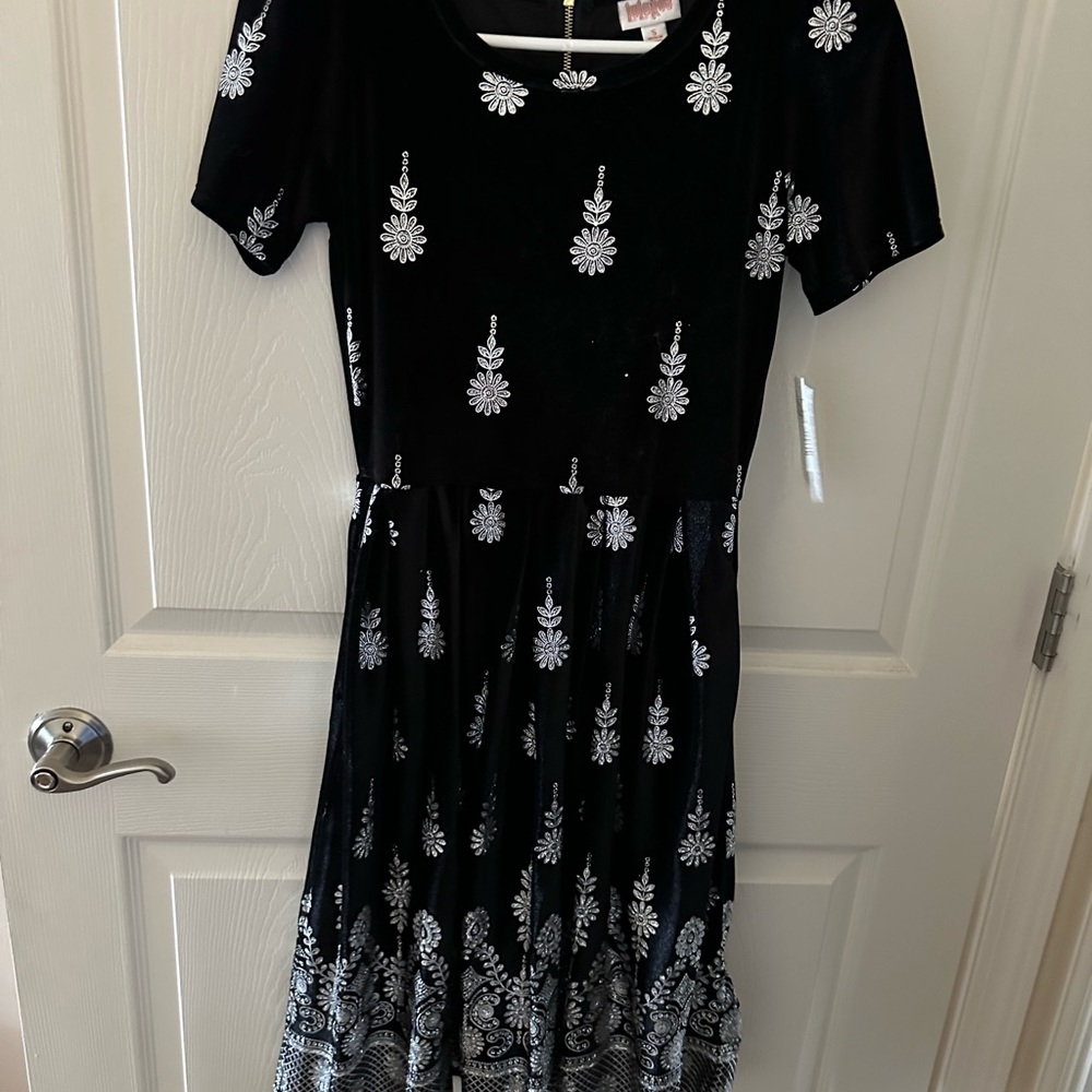 Elegant Black and White Kids Dress